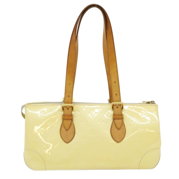 LOUIS VUITTON Monogram Vernis Rosewood Avenue Hand Bag Pearl M93507 Auth 30815 - Picture 2 of 10